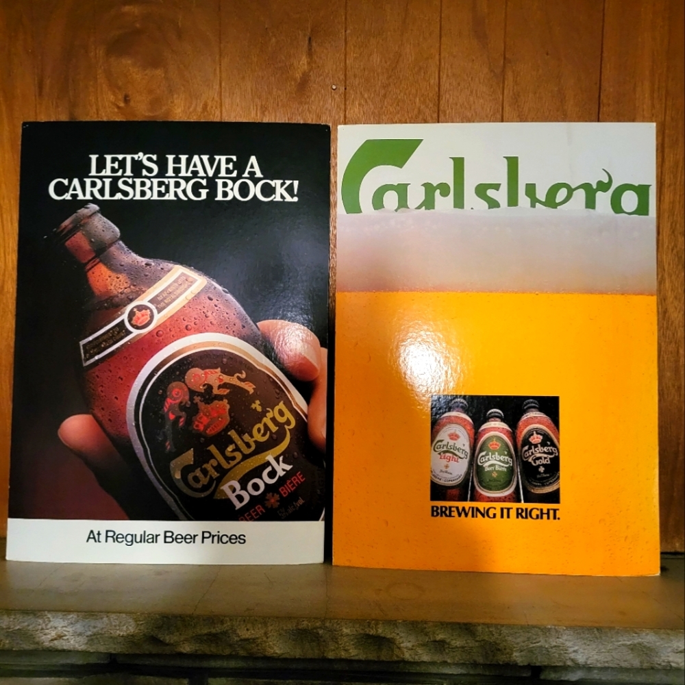 Vintage Carlsberg Posterboards